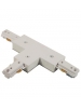 Halo Compatible T-Connector - White Color - Halo Style Track System - Liteline H-TC6103-WH